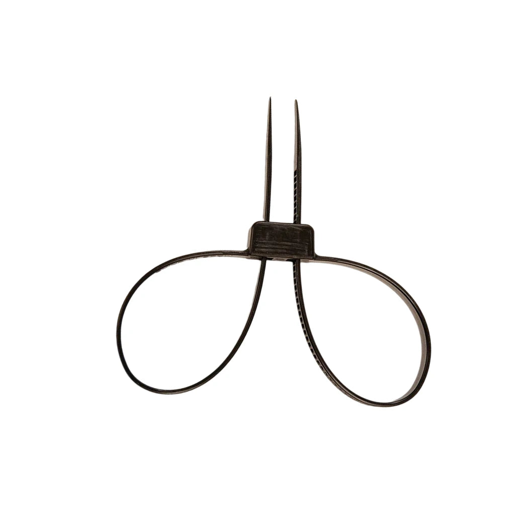 Flex Cuffs Plastic Nylon Heavy Duty Double Buckle Disposable Zip Tie Handcuffs Toughness Cable Handcuff Security Outdoor