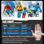 Winter Gloves for Men Women-Waterproof Thermal Glove for Cold Weather,Warm Gloves for Cycling,Snow,Touchscreen Finger