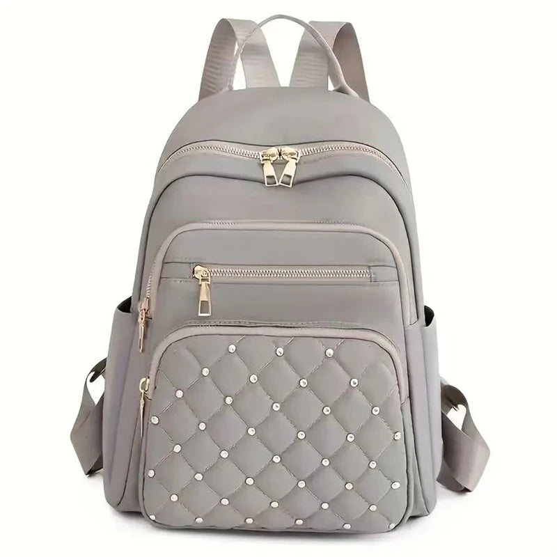 Travel backpack, double-shoulder bag, fashionable travel schoolbag, women's large-capacity multi-purpose bag