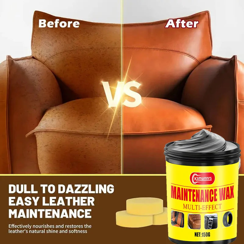 Leather polishing: Used to repair the color of goods, car seats, sofas, jackets and shoes, leather bags, leather clothing mainte