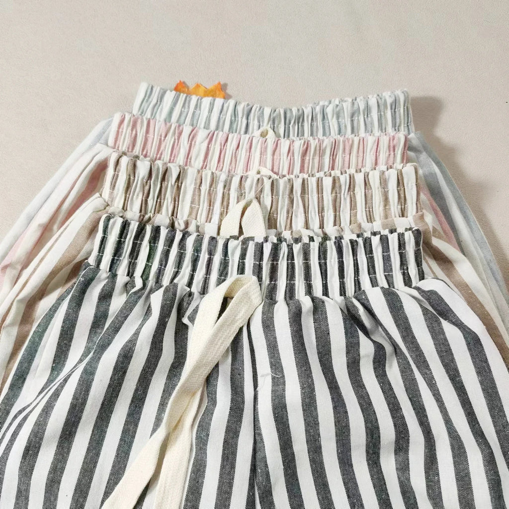 Children's Shorts Children's Pants Single Item Pants Pure Cotton Boys Casual Pants Girls Shorts Baby Jackets Pants British Style