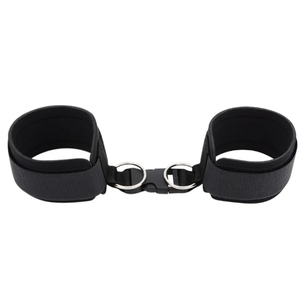 Couple Femdom Handcuffs Ankle Cuffs SM Bondage Alternative Bondage Buckle Handcuffs Set Sex Toys Adult Sex Toy