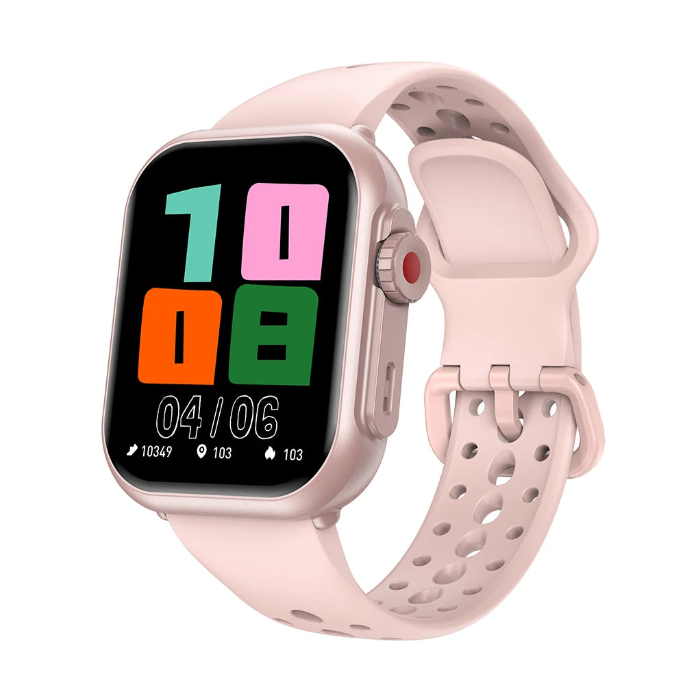 Smart Watch with 1.83-Inch Screen, 24-Hour Health Monitoring, Multiple Sports Modes, Information Reminders, Bluetooth Calling