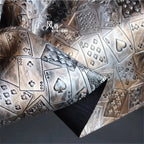 Leather Fabric Creative for Clothing Dress Fashion Styling Designer Handmade Diy Sewing Material Cloth Wholesale