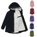 Winter Down Jackets Coats Women Warm Parkas Hooded Waterproof Thick Plush Fleece Lined Female Cotton Puffer Jacket Overcoat AY81