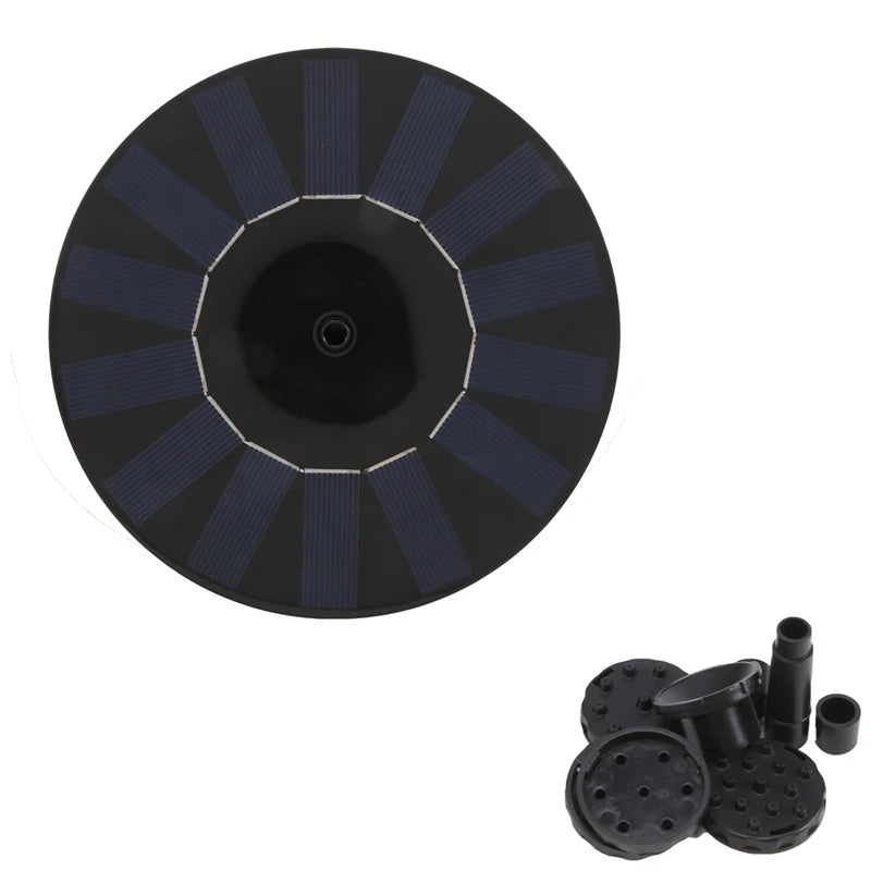 Solar Water Fountain Pool Pond Waterfall Fountain Garden Decoration Outdoor Bird Bath Solar Powered Fountain