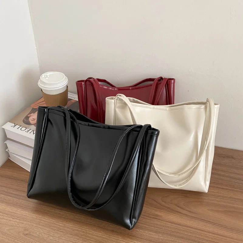 Women's Bag Simple Large Capacity Shoulder Bags For Women Waterproof Tote Bag Daily Commuting Handbag