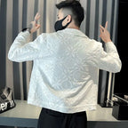 Man Coat Spring Autumn Graphic Wite Cargo Jacket for Men Cheap Sale Casual Joker High Quality Clothes Offer Deals Y2k Cold Coats