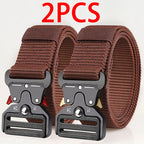 Versatile Men's Tactical Belts - Durable, Adjustable Design-For Outdoor Sports Enthusiasts，Pair with Pants Jeans，For Men Women ﻿