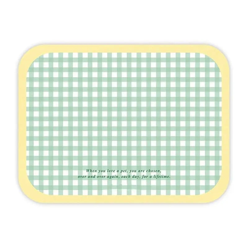 Pet Ins Fresh Pet Diatom Mud Meal Mat Cat Eating Mats Cat Dog Universal Anti Slip Water Absorbing Leak Proof Floor Mats Cats