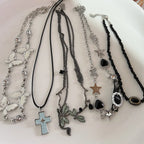 Shiny Chokers for Girls Sexy Punk Letter Night Entertainment Venue Statement Party Necklace