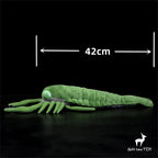 Realistic Megalograptus Plush Toy Eurypterid Plushie Pterygotus Peluche Lifelike Stuffed Animals Simulation Doll Kawai Toy Gifts