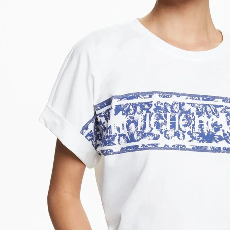 Female T-Shirts Short Sleeved Tees Casual New White Tops Women\\\'s T-Shirts Summer Vintage Fashion Ladies Cotton Tops