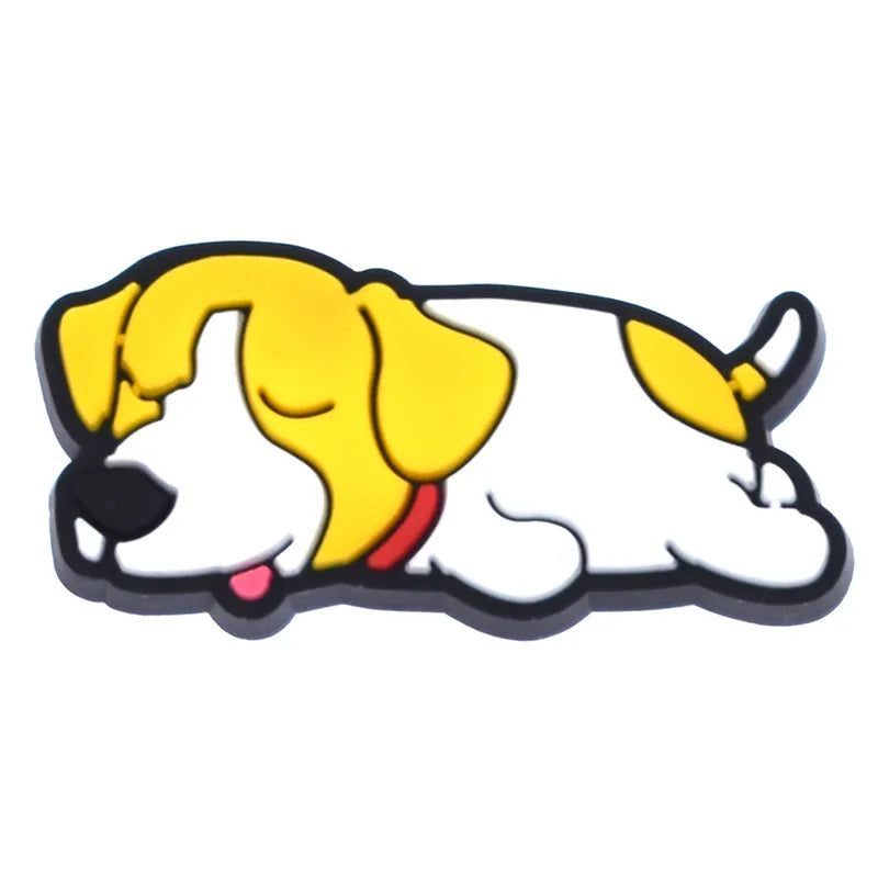 Shoe Charms for Crocs Accessories Dog Pet Badge Women Clogs Buckle Kids Pins Men Decoration Jeans X-mas Gift Shoe Accessories