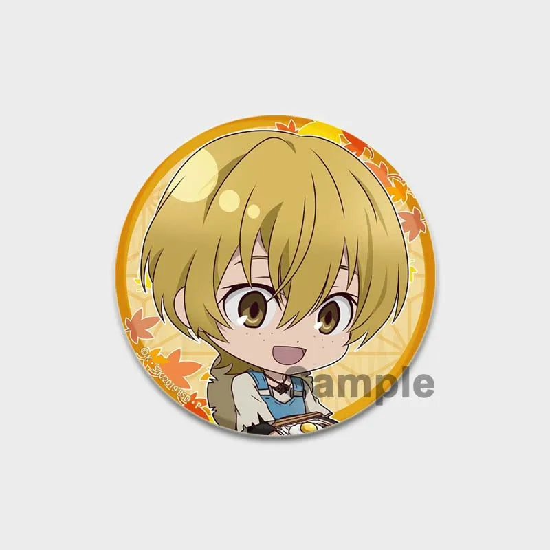 Anime Brooches Dazai Osamu Nakahara Chuya Lapel Pins Cartoon Cosplay Badges Backpack Souvenir Jewelry Gifts