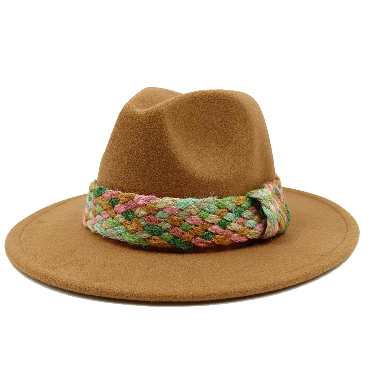 Fedoras 9.5cm Hat Bow Ribbon Feather Accessories Autumn and Winter Men's and Women's Hats Fashion Wide brimmed hats for women