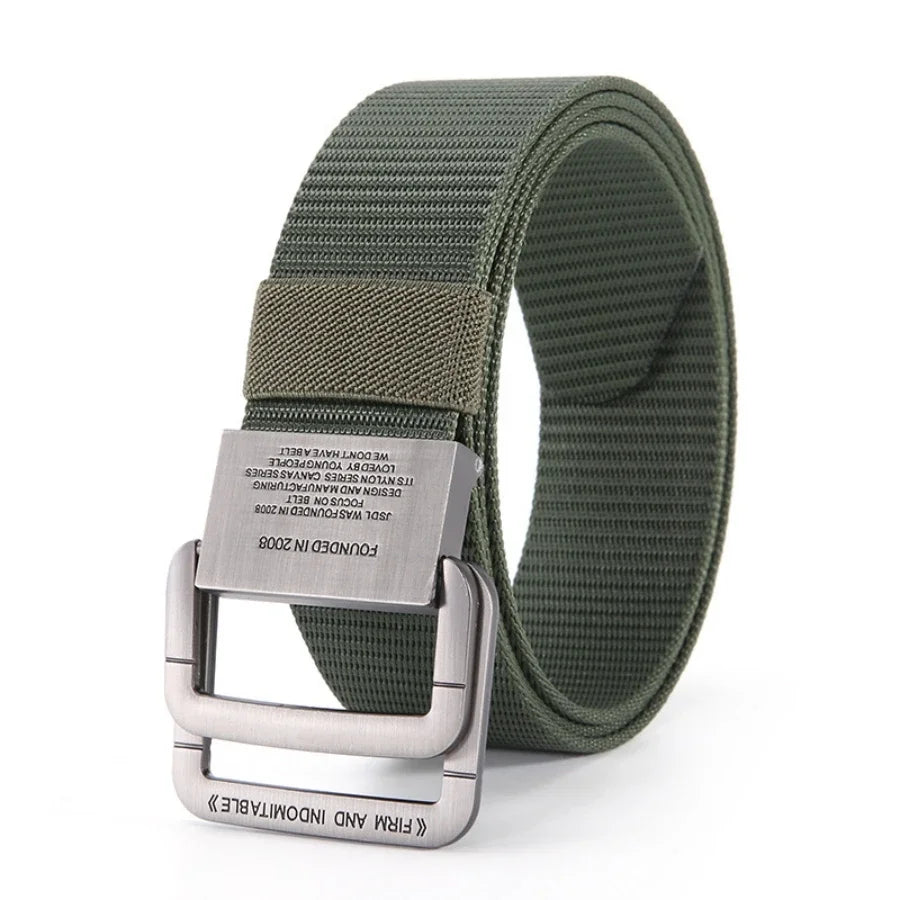 Men Belts Automatic Buckle Metal Webbing Belts for Men Canvas Nylon High Quality Strap Casual Sports Belt