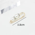 Broche Set Big Beads Fashion Clothing Brooches for Women Pearl Lapel Safety Sweater Coat Dress Pins Badge Buckle Accessories