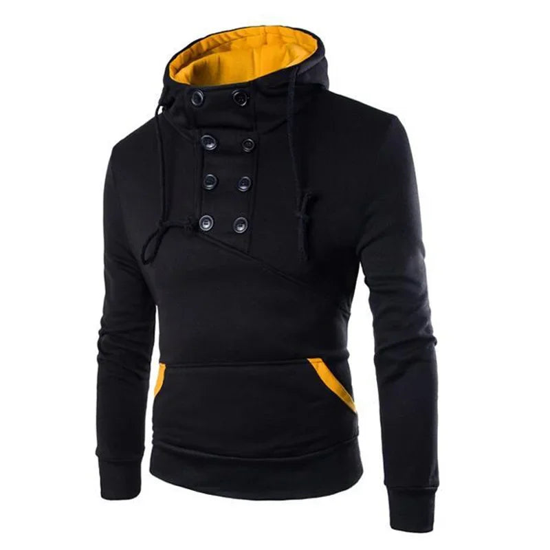 Men's Hoodie Sweatshirts for Men Pullover Spring Autumn Slim Fit Tops Sweatshirt Mens Casual Blouses Hoodie