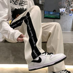 Men's Pants Male Summer New Fashion Olid Color Mens Cozy Trousers Baggy Streetwear  Lightweight Casual Straight-leg Pants