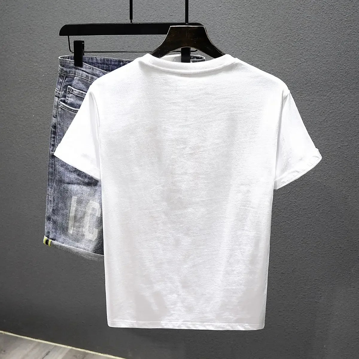 Man Tee Shirts Embroidery T Shirt For Men Heather Funny Rock Top Watercolor Katoen Hot Cheap Clothes And Young On Sale Trend