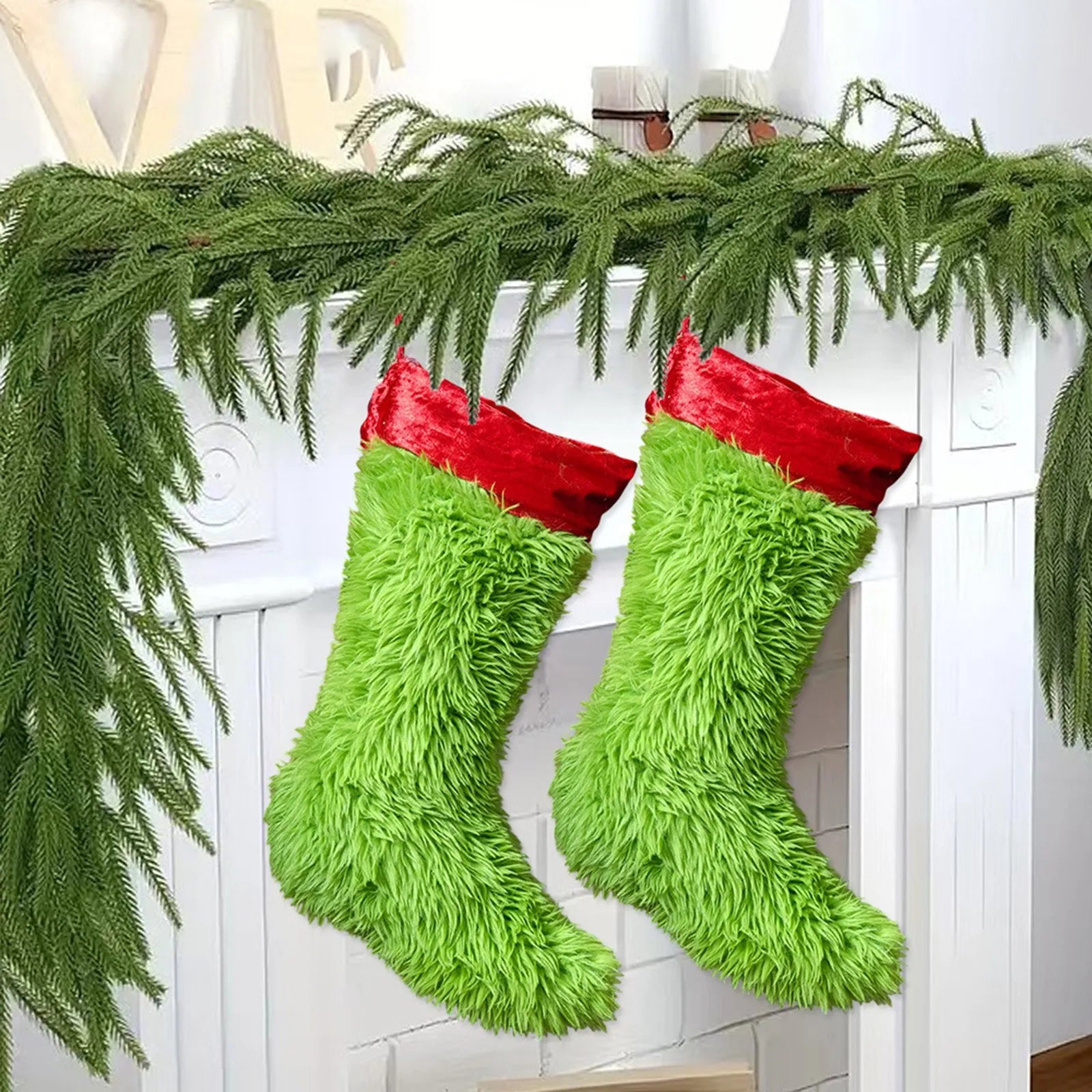 Christmas Stocking Christmas Ornament Christmas Home Decorations Xmas Tree Hanging Decor Candy Gift Bag Christmas Stocking Sock