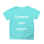 Children T-shirt Children Girl Boy T-shirt Custom Diy Pattern Logo Funny Casual Tops Tees DIY Name Logo Picture Text Child Girl Boy T-shirts