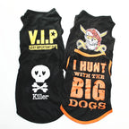 Dog Shirts for Small Dogs Boy Pet Printed Clothes with Funny Letters Summer Male Dog Clothes Soft Breathable Pet Tshirts Outfits