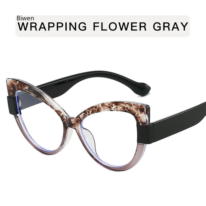 Fashion Brand Glasses Frame Women Computer Myopia Eyewear Frames Tr90 Ultra Light Eyeglasses Ladies Spectacle Frames Latest 2024