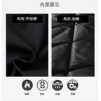 Men's Coat  Hooded New Two Pieces Korean Style Windbreaker spring  autumn Mid-Length