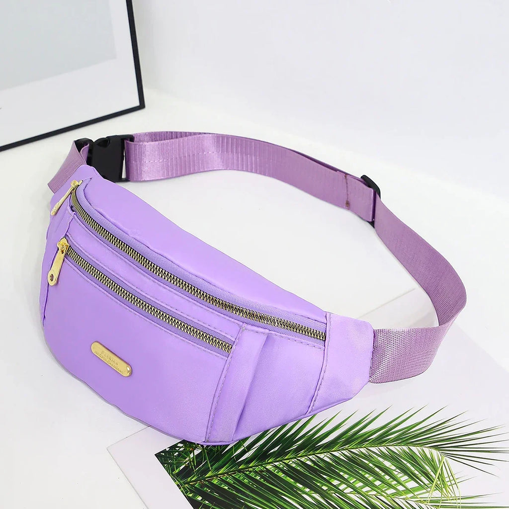 Fanny Packs Waist Pack for Women Waterproof Waist Bag with Adjustable Strap for Travel Sports Running