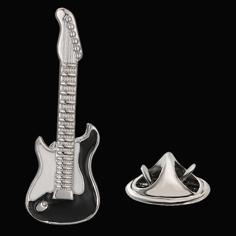 Classic men's women's brooches music drums guitars pianos lapel pins hats scarves suit shirts necktie pin accessories jewelry