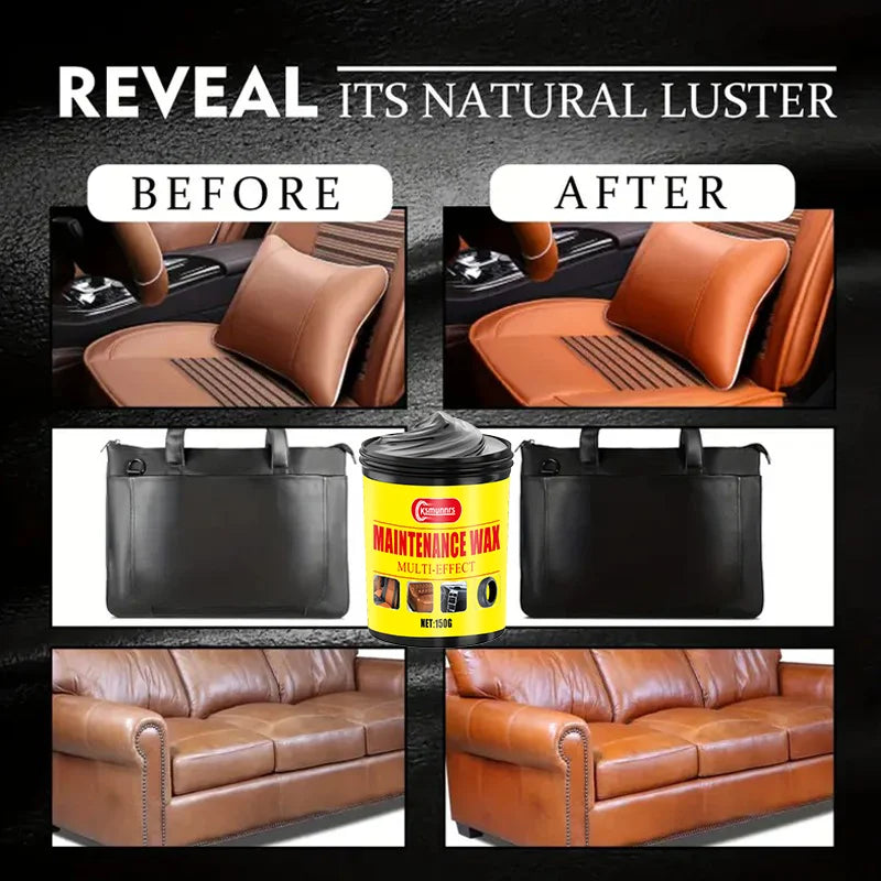 Leather polishing: Used to repair the color of goods, car seats, sofas, jackets and shoes, leather bags, leather clothing mainte