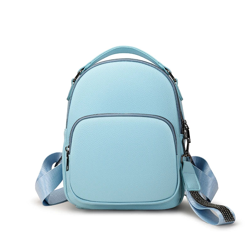 Backpack Women's Bag Fashionable Casual Travel Small School Bag Can Be Carried on One Shoulder