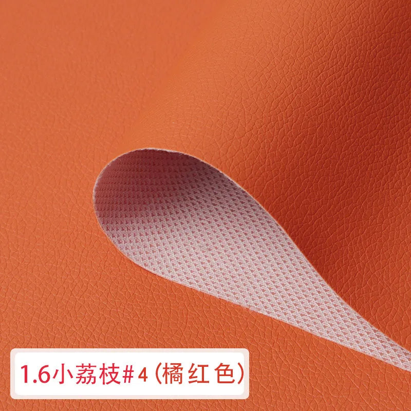 Artificial Leather For DIY Bag Material Fabric , Faux Leather Nice PU Leather 50*160cm Upholstery Furniture Fabric 0.65mm