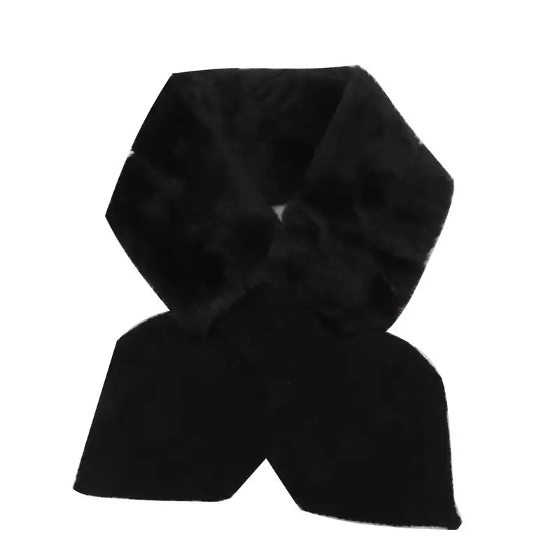 Women Scarves Girls Ladies Autumn Winter Knitted Scarf Sweet Cute Comfortable Warm Female Cross Straps Shawl Soft Neck Scarf