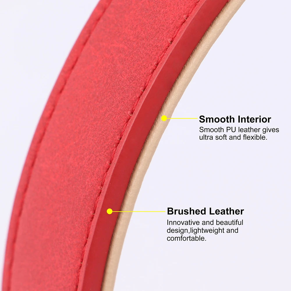 120cm Pet Leash Soft PU Leather Padded Handle Dogs Lead Leash for Dog Walking Training German Shepherd Golden Retriever