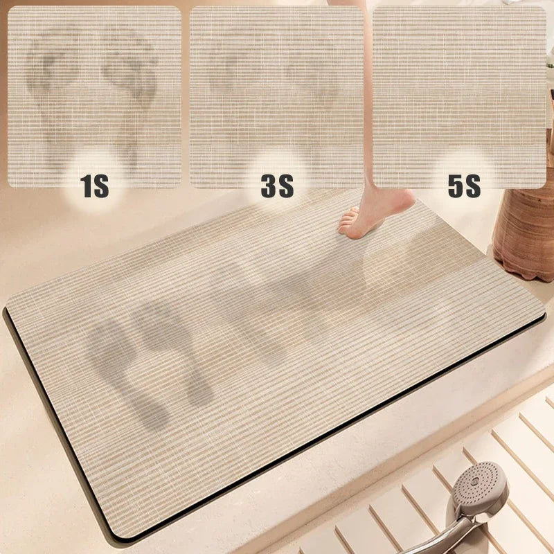 Bathroom Absorbent Carpet Quick-drying Non-slip Mat High Quality Diatom Mud Modern Home Decoration Simple and Easy To Care Rugs
