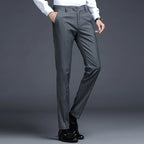 Top Grade New Brand Fashion Straight Suit Pant Office Trousers For Men Dress Pants Relax Fit Business Trousers Men's Clothing