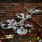 Kitchen Unique Plates Organizer Elegant Multifunctional Advanced Plates Pretty Luxury Charolas Decorativas Room Decoration