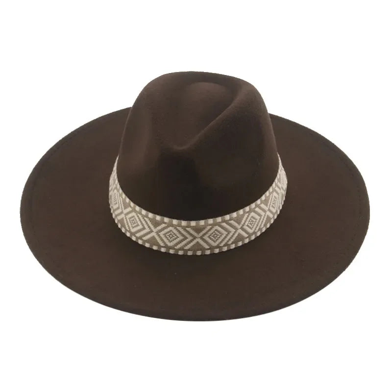 Hat Hats for Women Fedoras Men Caps Male Autumn Winter Solid Winter Hat Casual Band Jazz Caps 60cm Big Size Sombreros De Mujer