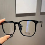 Anti-blue Light Glasses for Women with Regular Eyeglass Frame Finished Retro Flat Light Frame