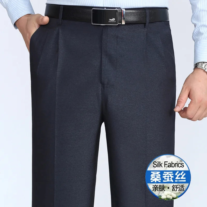 Man pants Men's clothing Pants men pantalones high waist trousers spring summer style britches streetwear casual pants office