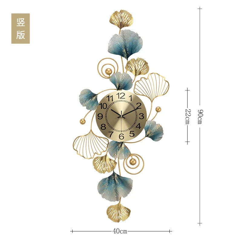 Bathroom Aesthetic Clock Wall Luxury Mechanism Modern Minimalist Modern Luminous Bedrooms Relogio De Parede Home Decoration