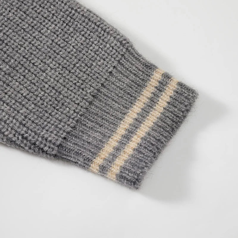 Men New Winter Casual Warm Pullover Sweater Is Comfortable Versatile Breathable Fashionable High-quality Windproof Warm Sweater