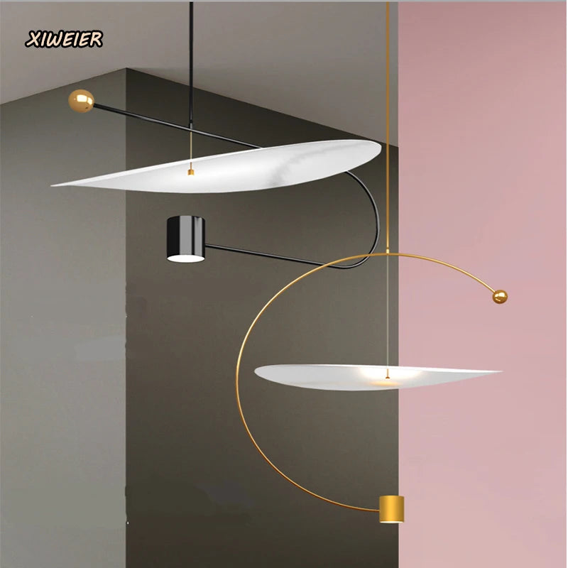 Danish Simple Modern Living Room Restaurant Study Designer Decorative Chandelier