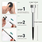 Outdoor Solar Landscape Lawn Lights Garden Lights Waterproof Decoration Lights for  Pathways Patio Yards Lawns Walkways