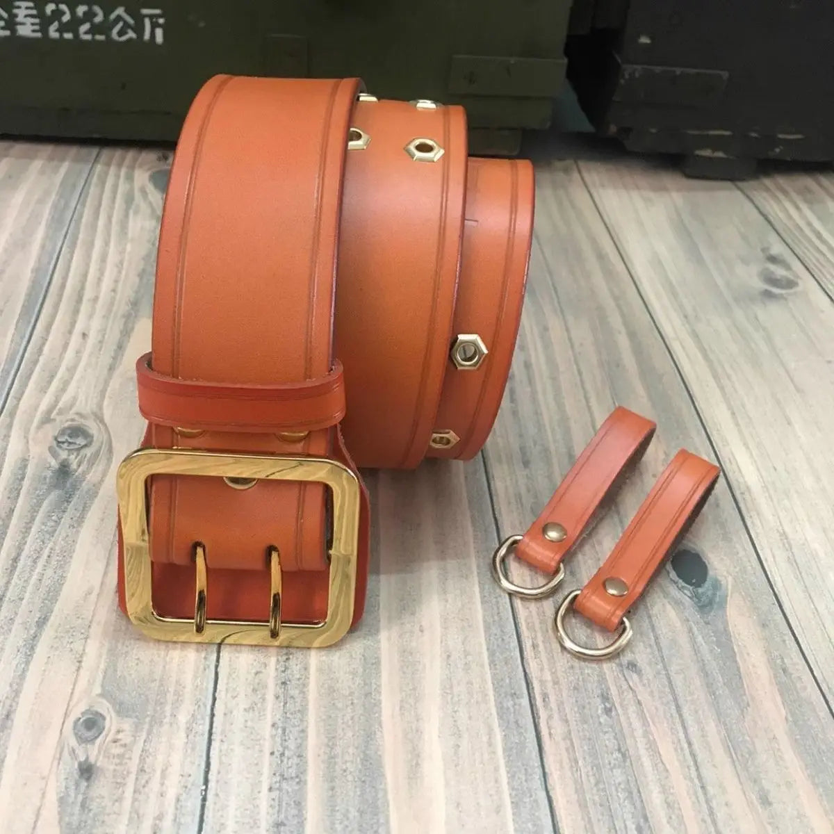 Designer belt with double row button fastening special multi-functional tactical belt for training, general casual high-end belt