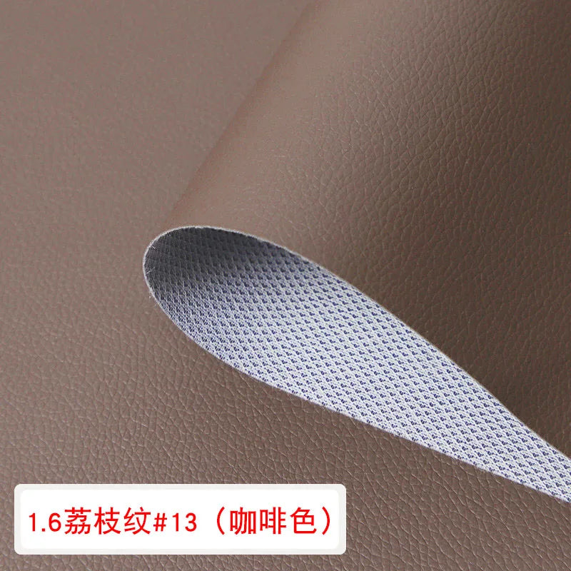 Artificial Leather For DIY Bag Material Fabric , Faux Leather Nice PU Leather 50*160cm Upholstery Furniture Fabric 0.65mm