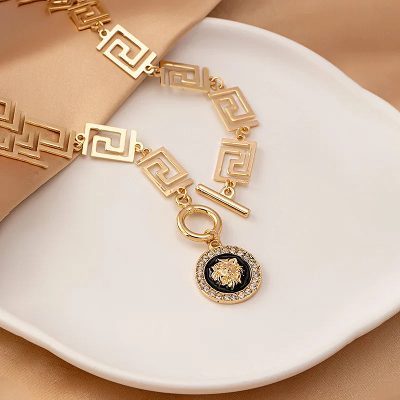 Embossed Pendant Anklet for Women Simple Fashion Jewelry Accessories Hot Sale Party Gift 2025 New Style